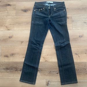 The Proportion of Blue Denim Jeans Straight Leg